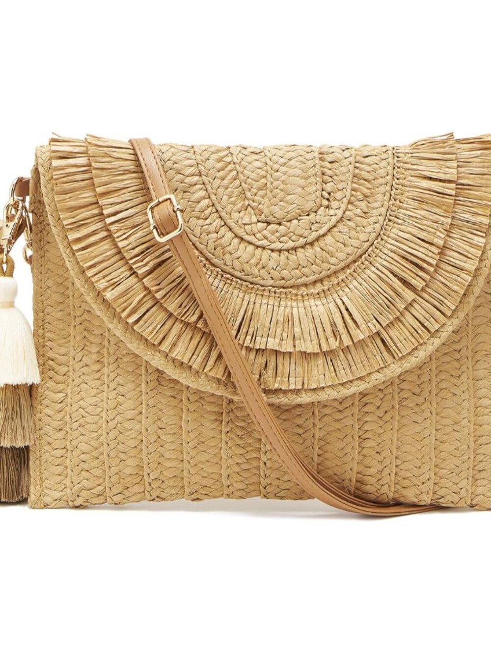 Small Straw Purse for Women Summer Clutch Purses Beach Woven Envelope Bag Raffia